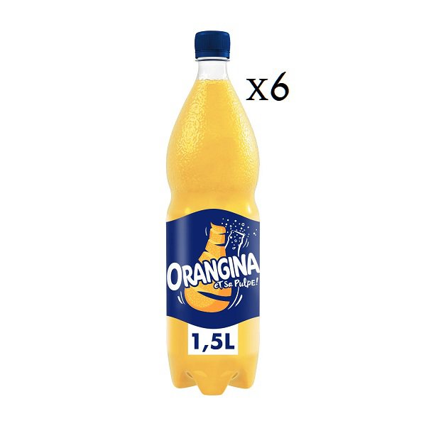 Orange soda ORANGINA 1.5L X 6