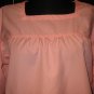 Vintage 70s WHITTENTON Nurse Scrubs Nursing Uniform Top Medium