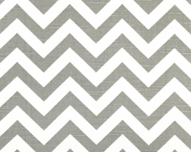 CHEVRON TABLE RUNNER-- grey and white 72" long wedding bridal home decor