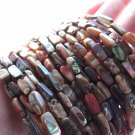 Mixed Abalone BEADS appr 10x5mm Natural Freeform Nugget Strands bead supply diy jewelry