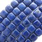 12mm square LAPIS Lazuli BEADS A Grade Natural Blue strands bead supply making diy jewelry