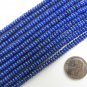 Natural Lapis BEADS 4x2mm AB+ Grade natural Blue Gemstone jewelry making supply