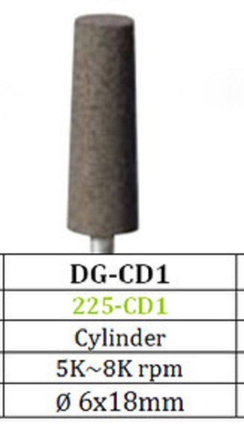 Diamond Grinder Cylinder DG-CD1 Coarse Besqual for Ceramics and Soft Alloys