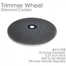 Diamond Coated Model Trimmer Wheel 10"
