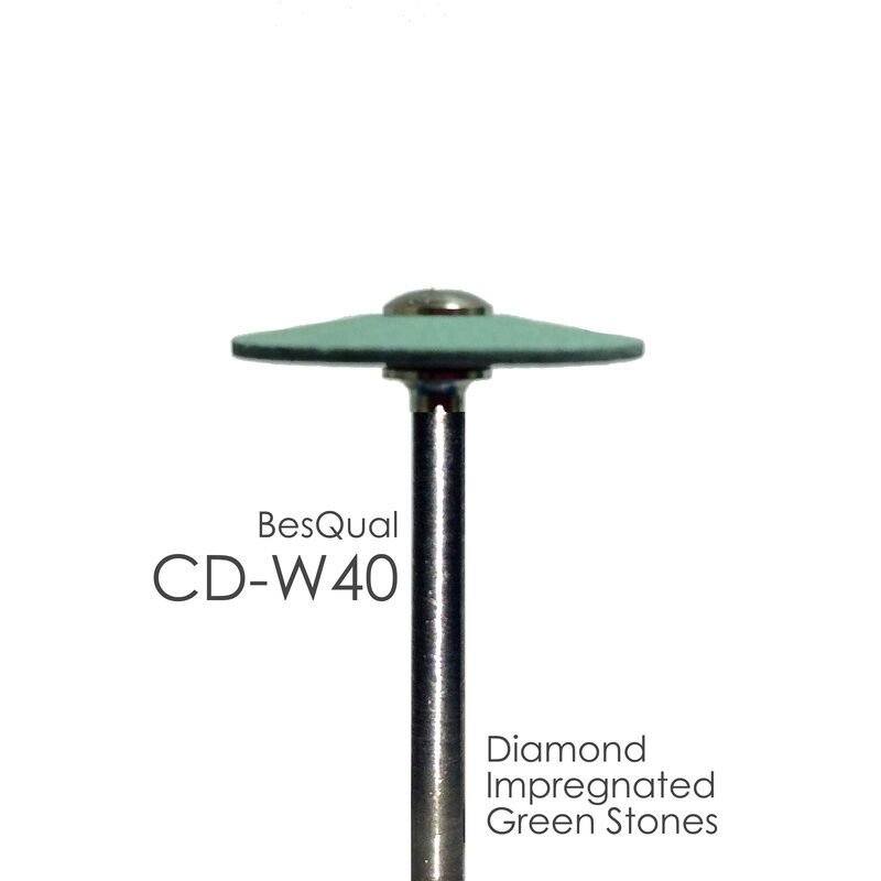 Diamond Green Stones Zirconia Porcelain CD-W40 Knife Edge Medium Wheel