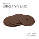 Ultra Thin Disk High Quality (25/Box) 22 X 0.2mm