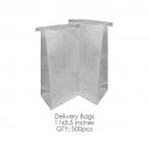 Dental Delivery Bags 11 x 5.5" Safely Transport 500pcs
