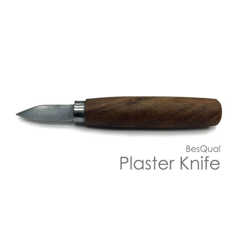 Plaster Knife 4" Wooden Handle 1.6 x 0.5" Knife