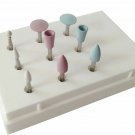 RA Kit RA Shank 2.35 mm Latch-Type Ceramic GRINDERS & Silicon POLISHER 9pcs/Box