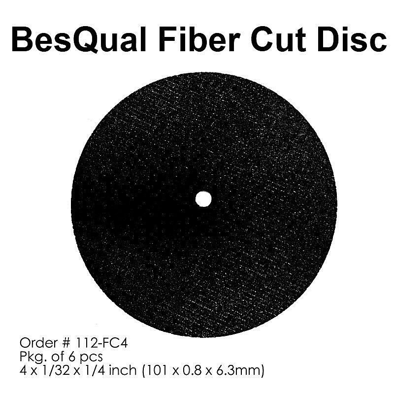 FC4 BesQual Fiber Cut Disk (4x1/32x1 1/4 Inches) 6/PCK