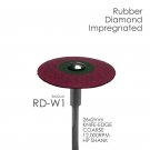 Besqual Rubber Diamond Impregnated Wheel Coarse 12K Knife Edge RD-W1