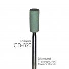 Diamond Green Stone Besqual CD-B20 Cylinder for Zirconia and Porcelain