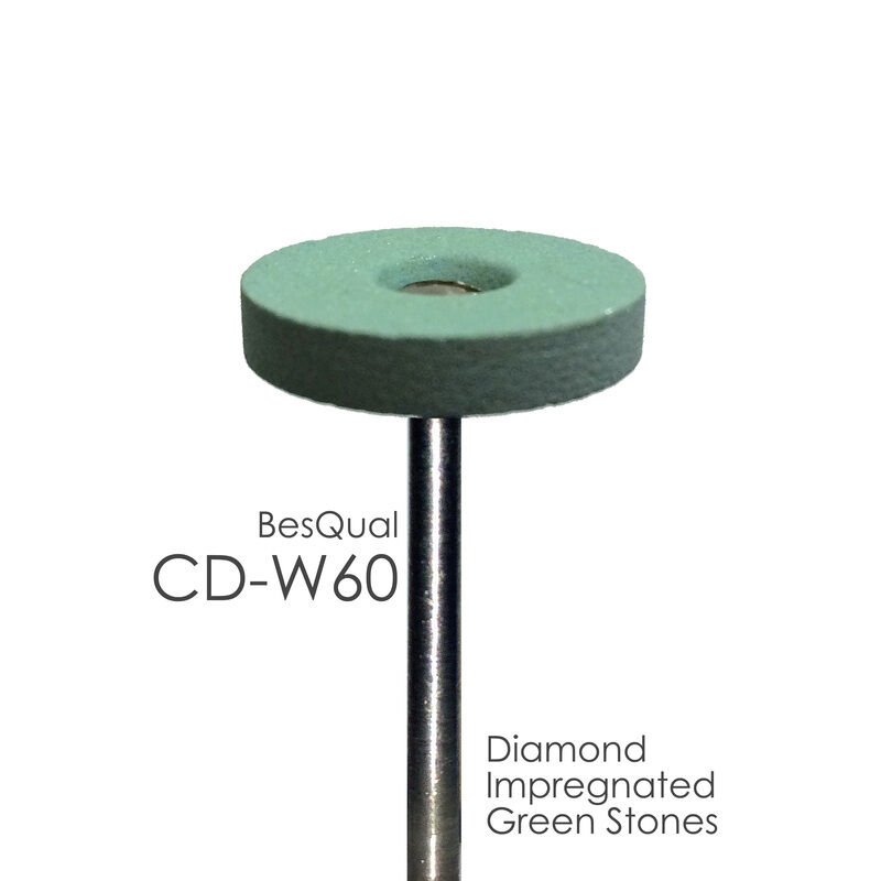 Diamond Green Stone Thick Wheel For Zirconia and Porcelain Besqual CD-W60