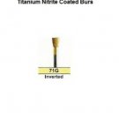 Titanium Nitrite Coated Carbide Burs 71G Inverted Coarse Diamond Cut