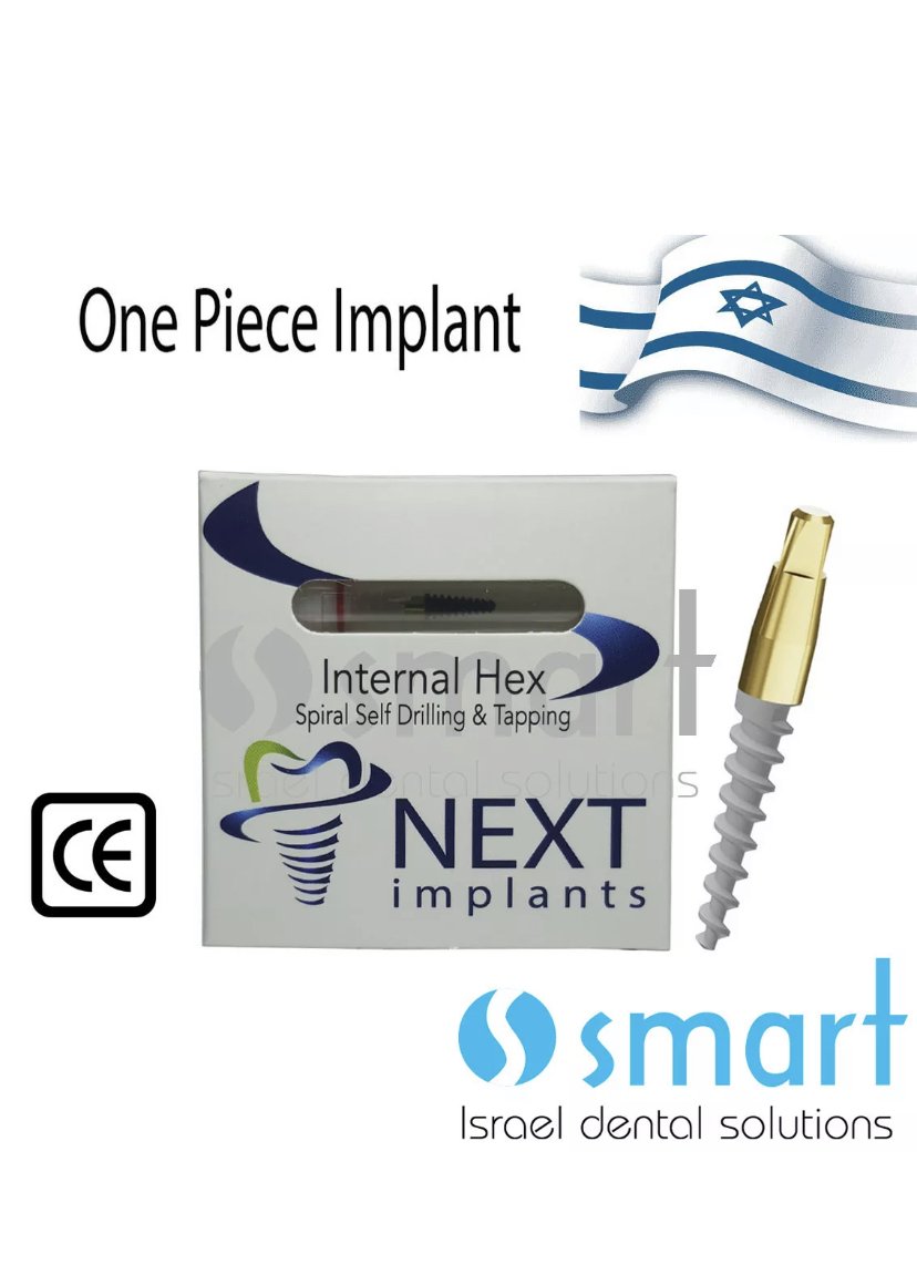 Dental Titanium Spiral Implant self drilling One piece NEXT surgical sterile