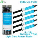 Dental Denu Implant Jig Paste Light Curing Pattern Modelling Resin Duralay 5x10g Dental Denu Implant Jig Paste Light Curing Pattern Modelling Resin Duralay 5x10g