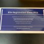 Dental Lab Bite Registration Wax Sheets Blue 6"X3" Laminated Double Layer 15/Box