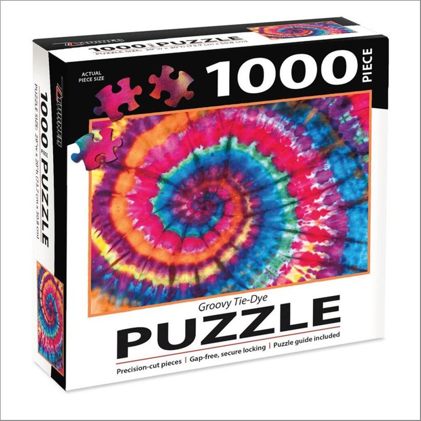 Groovy TieDye 1000 Piece Puzzle
