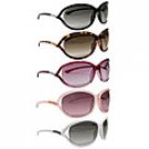 "Emme" Adi Oversized Sunglasses (White)
