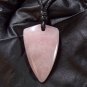 rose quartz pendant