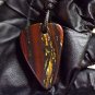 tiger iron pendant