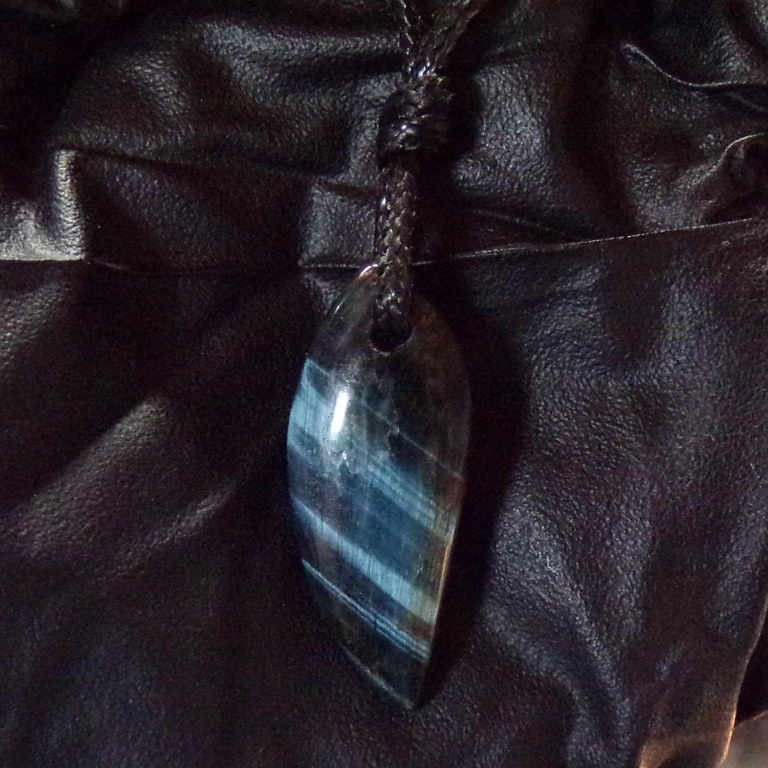 blue tiger eye pendant