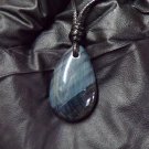 blue tiger eye pendant blue tiger eye pendant
