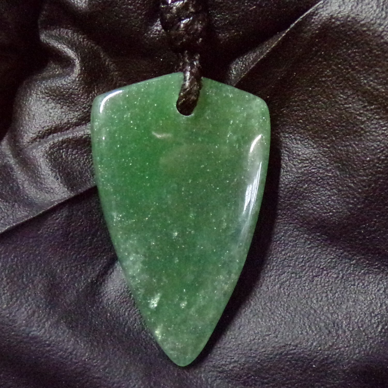 green aventurine pendant
