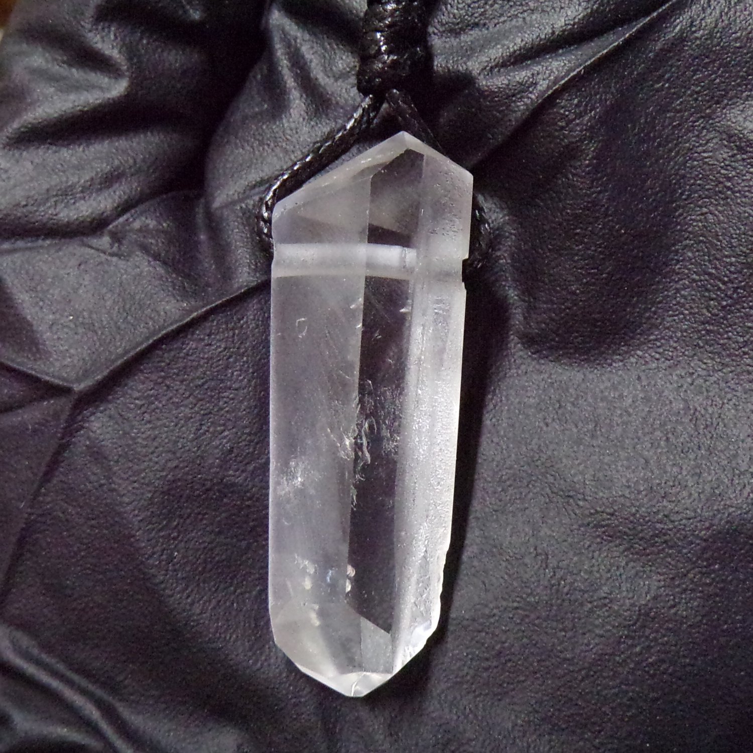 crystal quartz pendant
