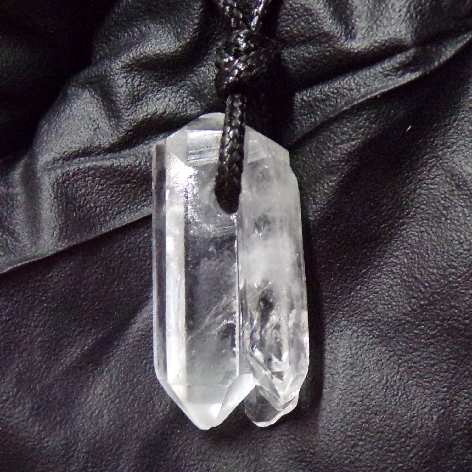 crystal quartz pendant