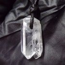 crystal quartz pendant