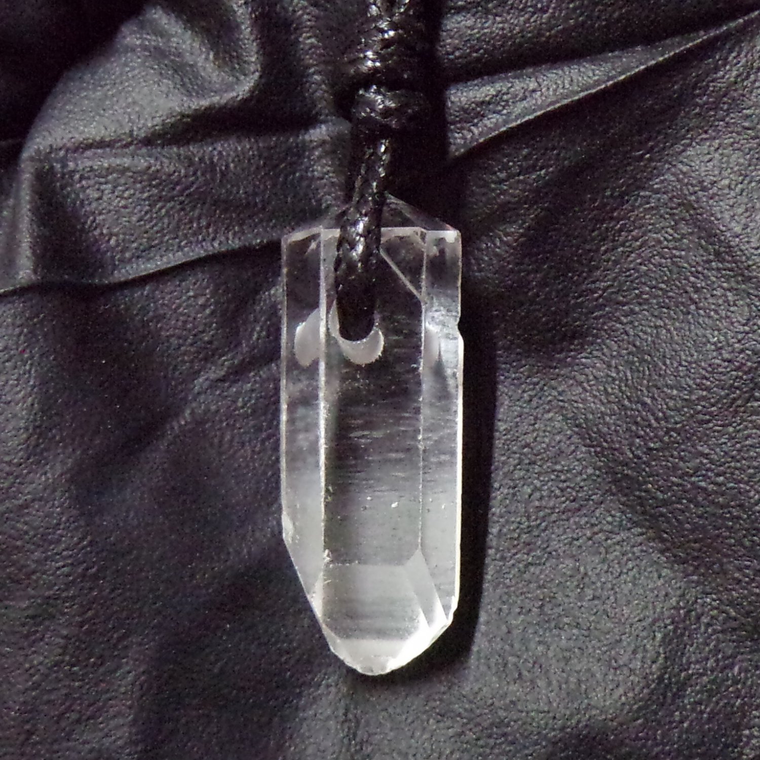 crystal quartz pendant
