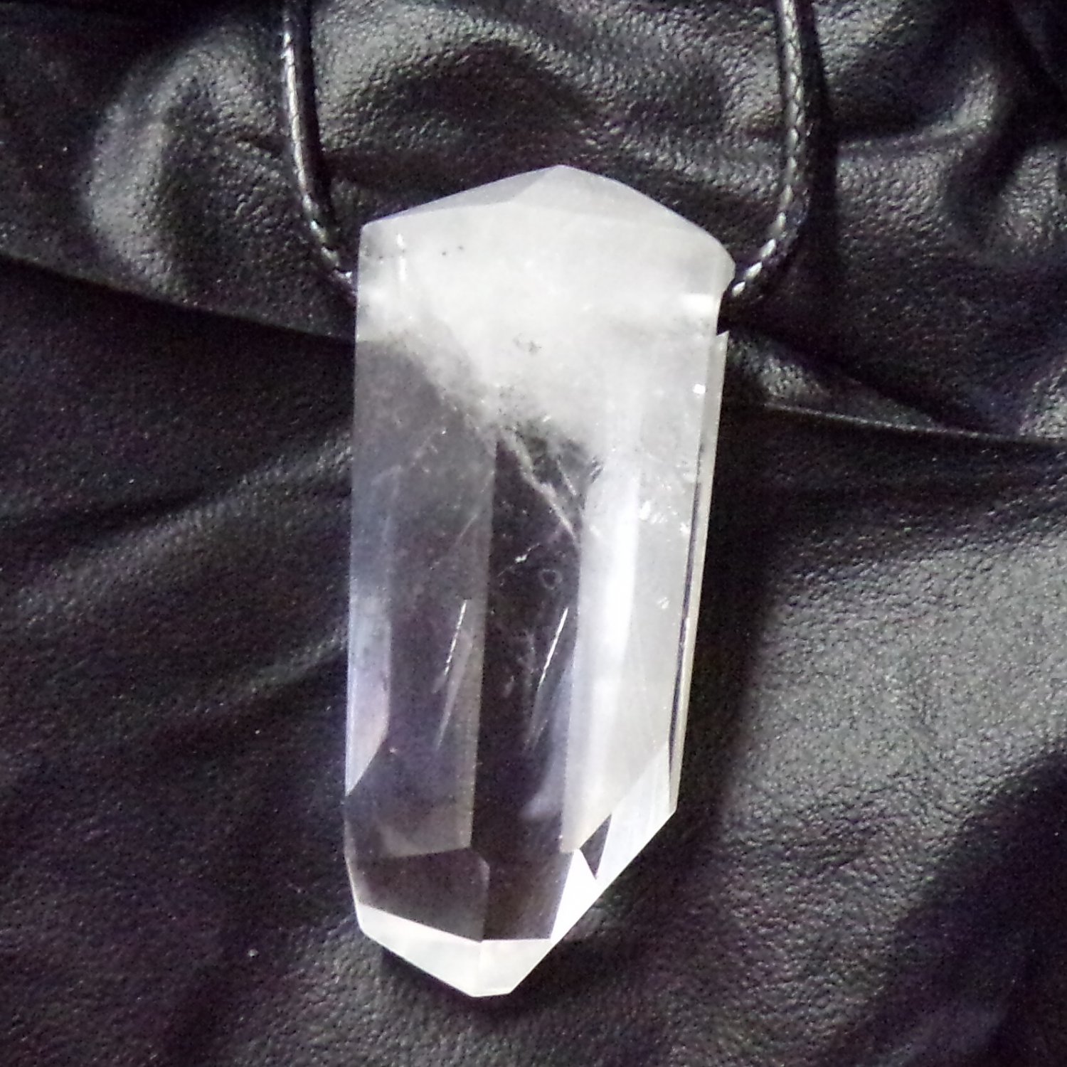 crystal quartz pendant