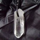 crystal quartz pendant