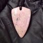 pink rhodonite pendant