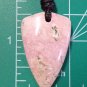 pink rhodonite pendant
