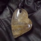 rutilated quartz pendant