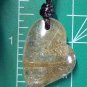 rutilated quartz pendant