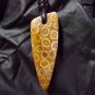 fossil coral pendant