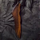 petrified wood pendant