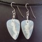 white lace agate earrings