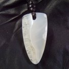 white lace agate pendant white lace agate pendant