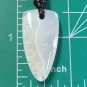 white lace agate pendant