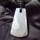 white lace agate pendant white lace agate pendant