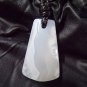 white lace agate pendant