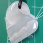 white lace agate pendant