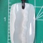 white lace agate pendant