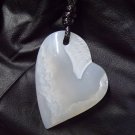 white lace agate pendant white lace agate pendant