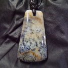 dendritic agate pendant
