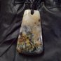 dendritic agate pendant